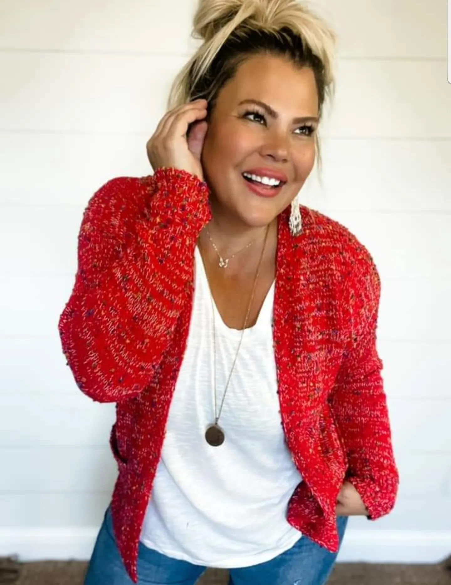 Miley Dot Cardigan *NEW SIZING*