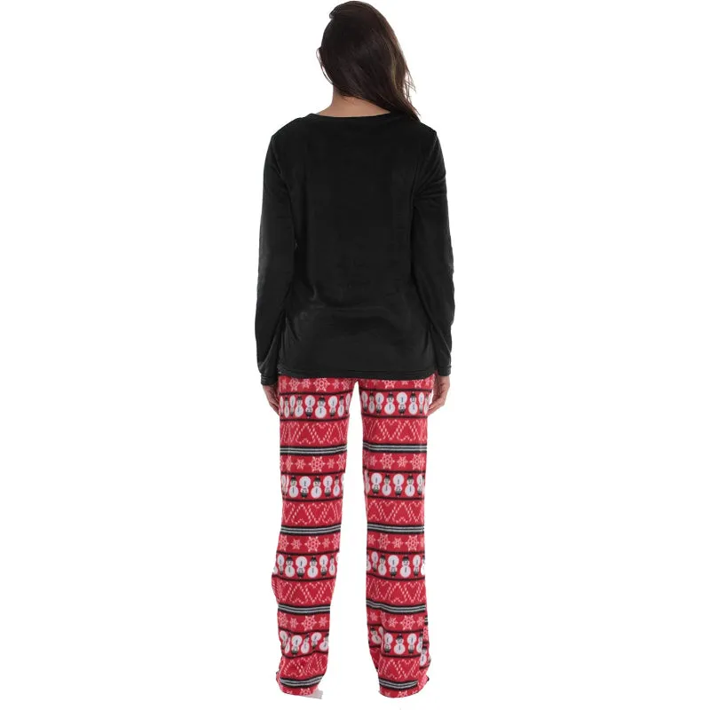 Printed Pajama Set With Coordinated Socks