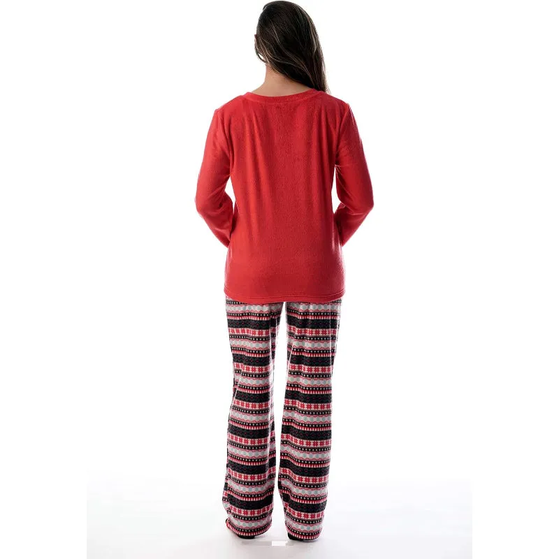 Printed Pajama Set With Coordinated Socks