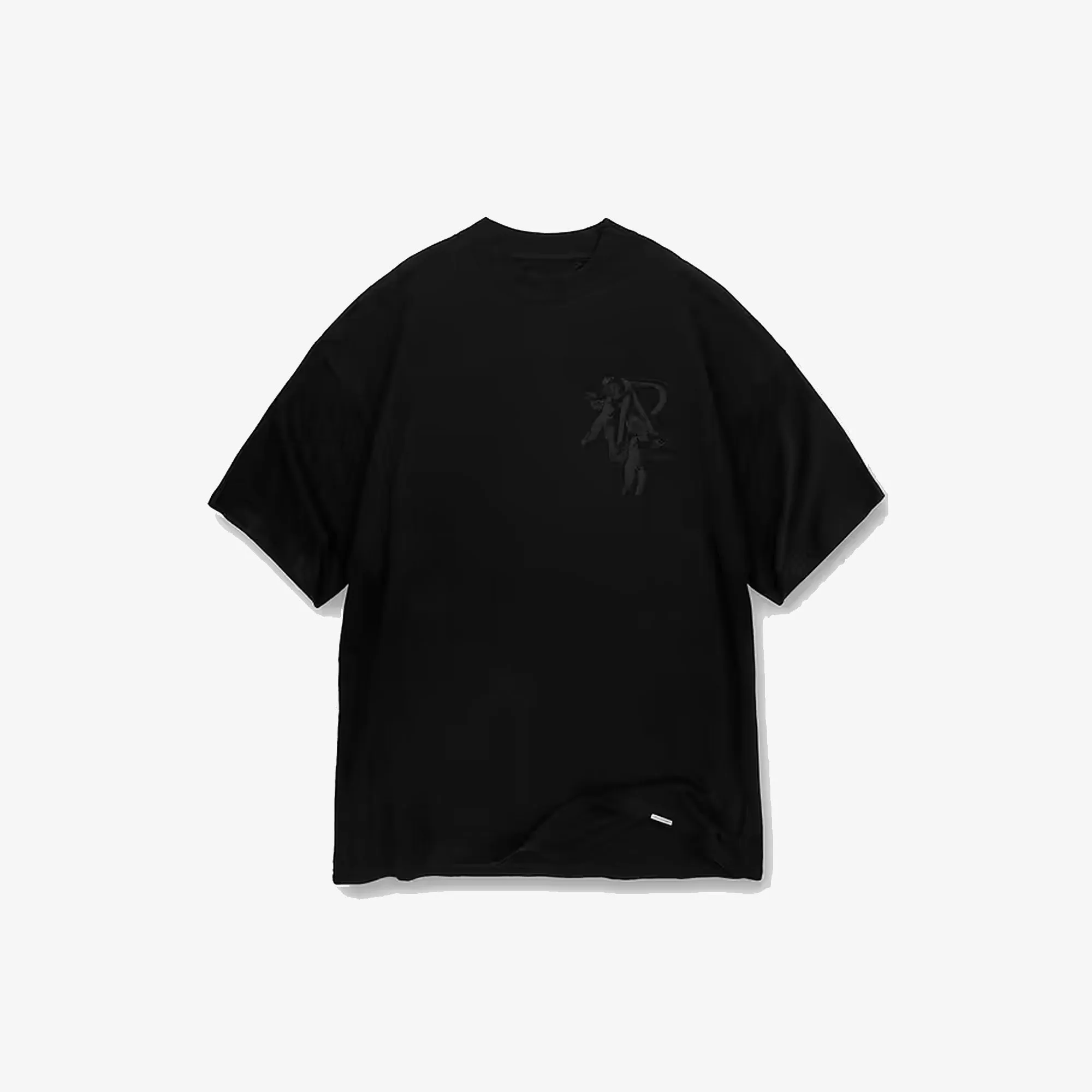 Represent | CHERUB INITIAL T-SHIRT  { BLACK