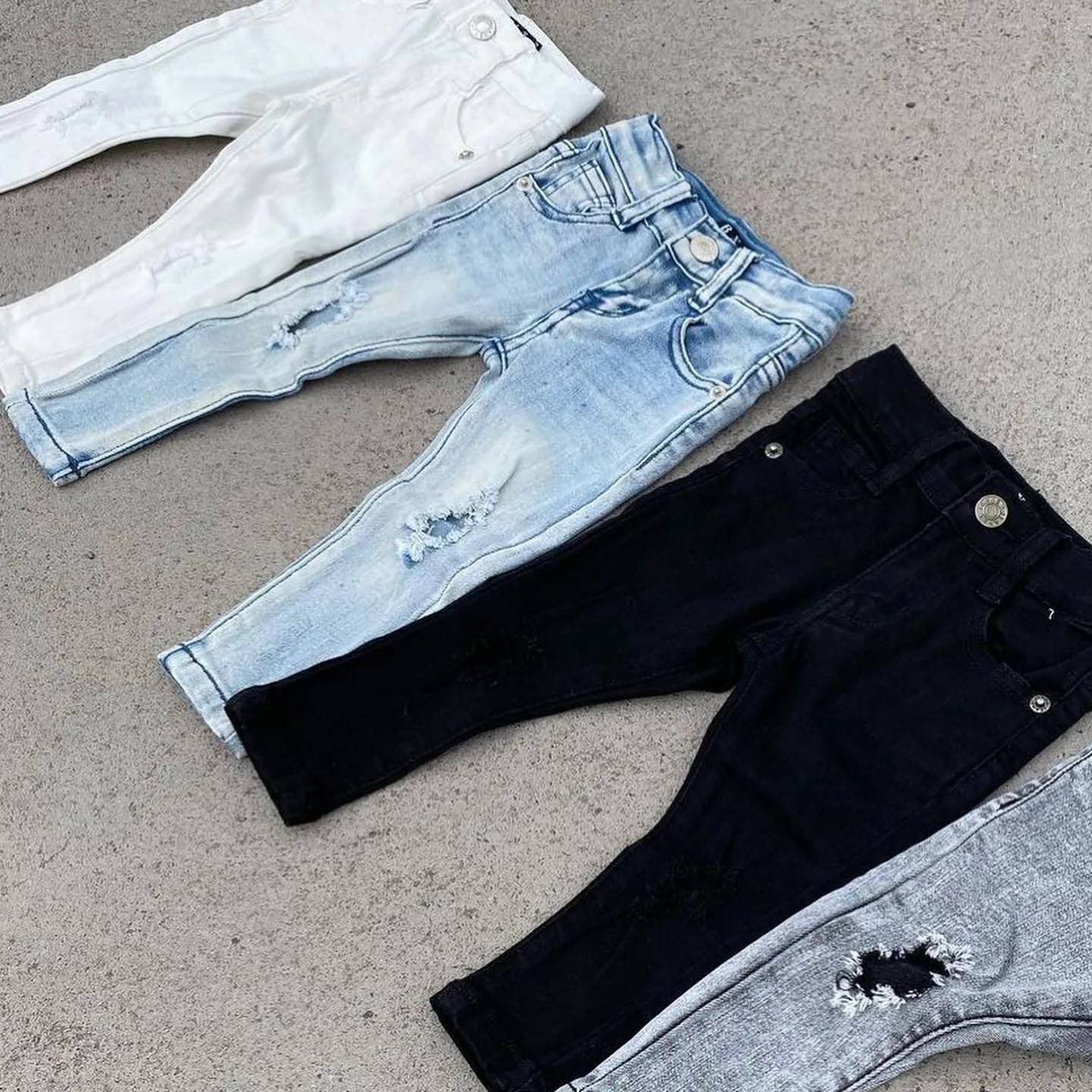 Ripped black jeans