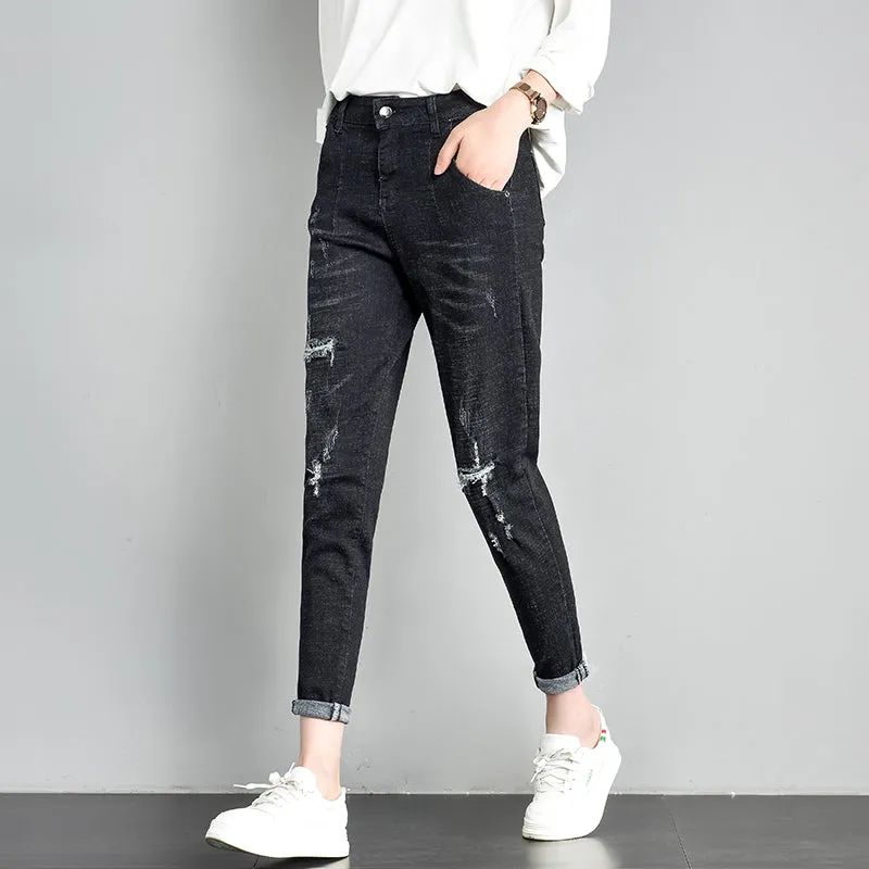 Ripped Boyfriend Jeans