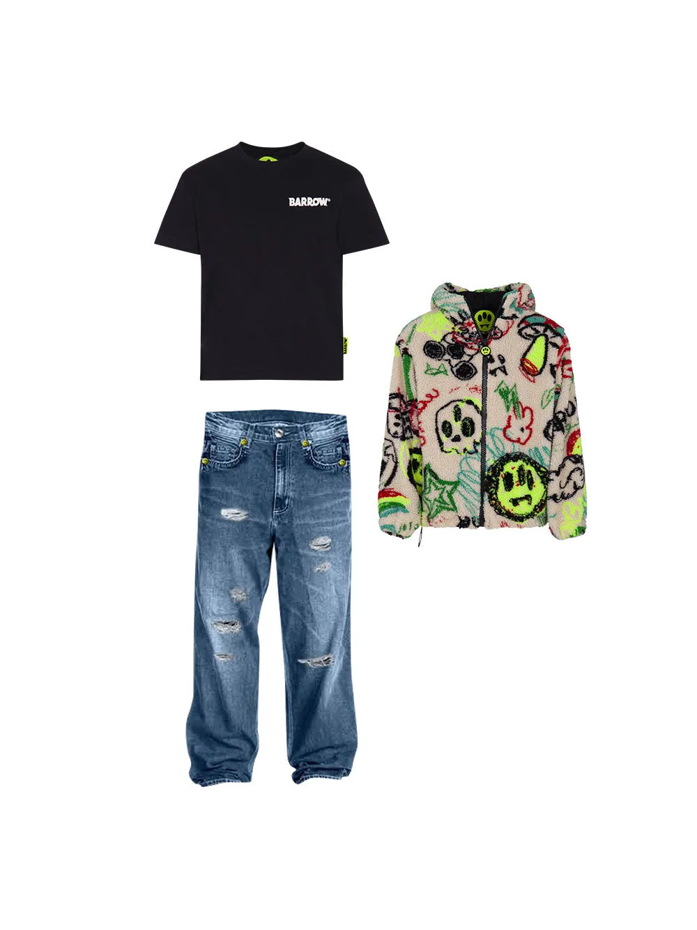 Ripped Denim Pants