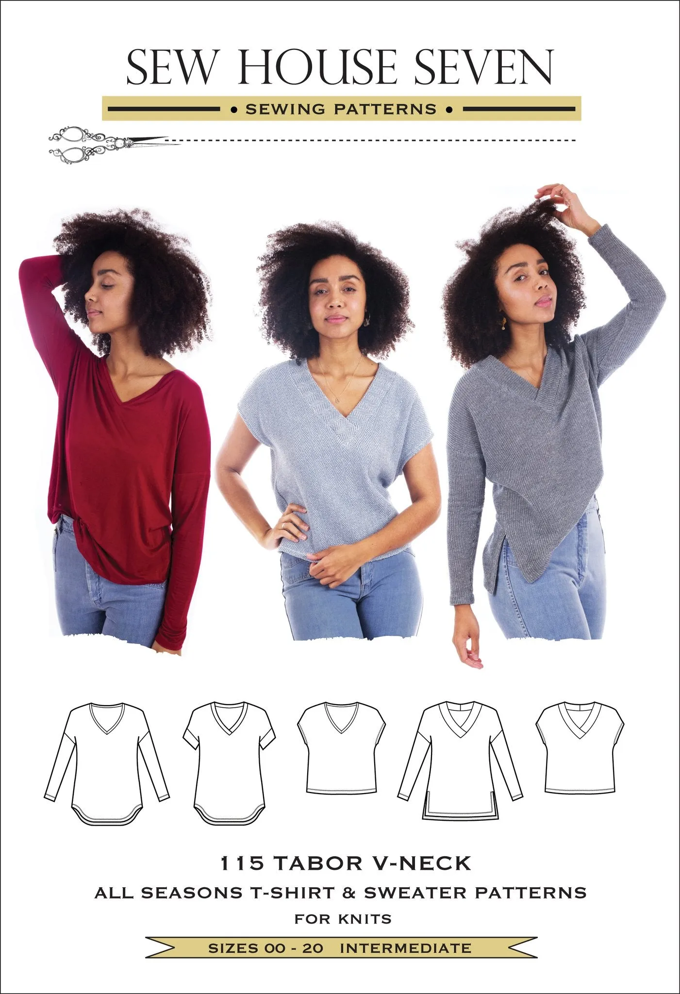 Sew House Seven- Tabor V-Neck