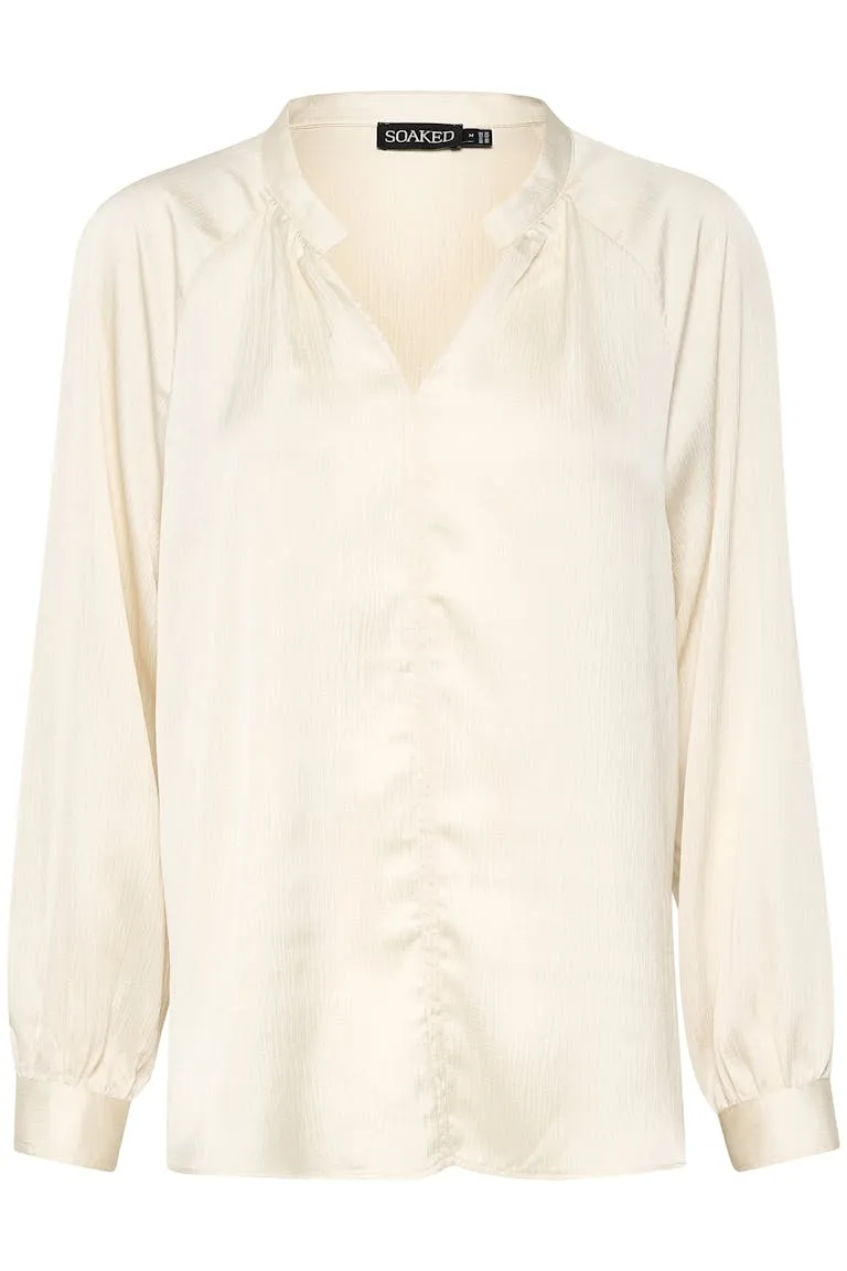 Soaked in Luxury Ioana Blouse in Irish Cream