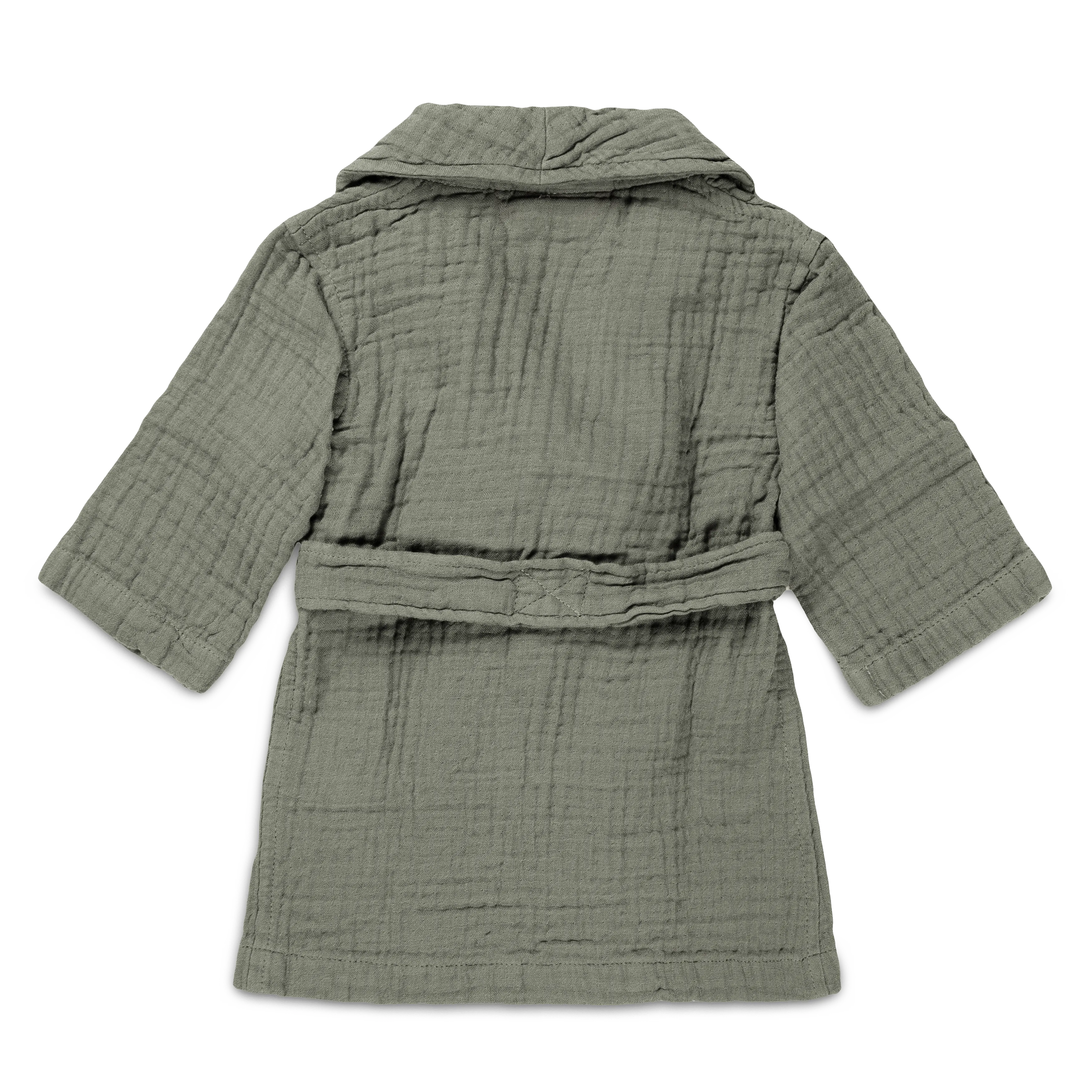 The Baby Dream Cotton Robe - Moss
