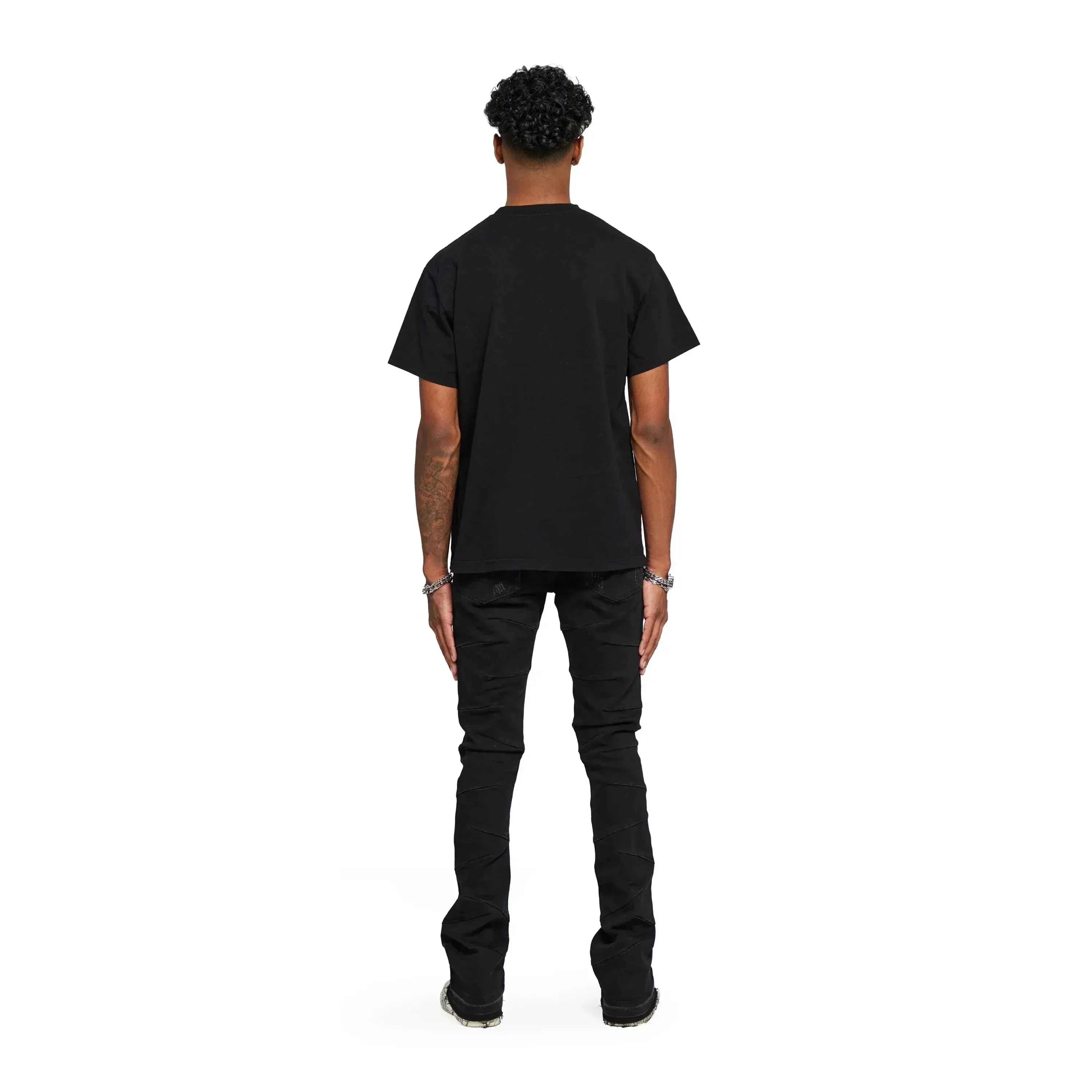 Valabasas "West" Stacked Flare Jean