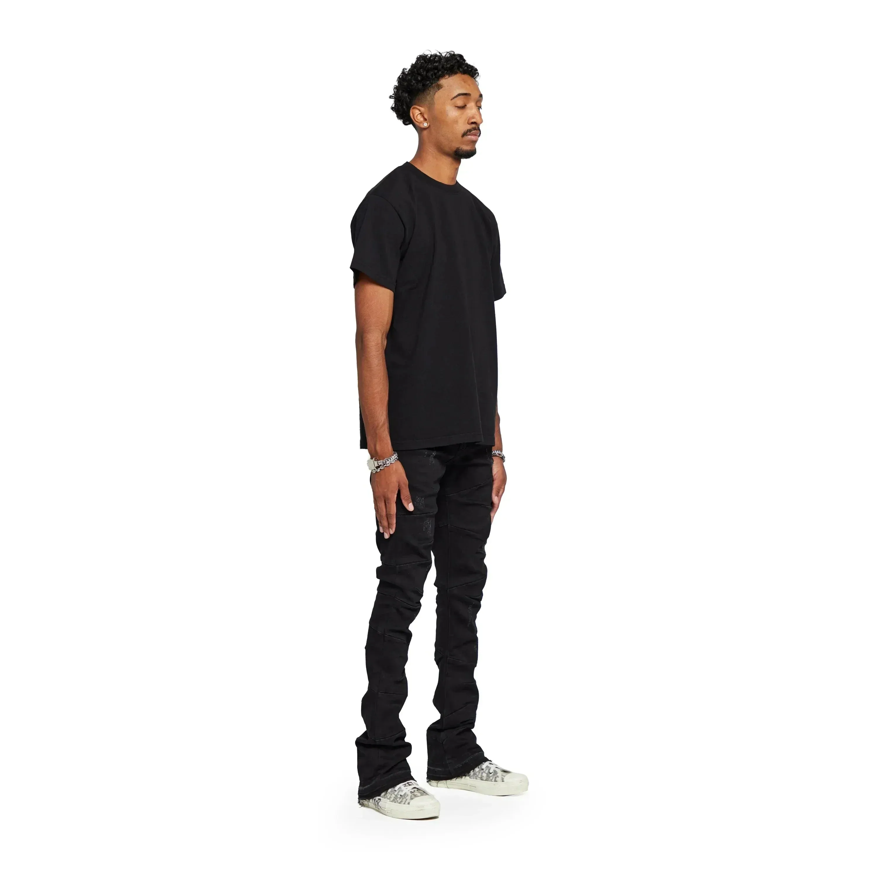 Valabasas "West" Stacked Flare Jean