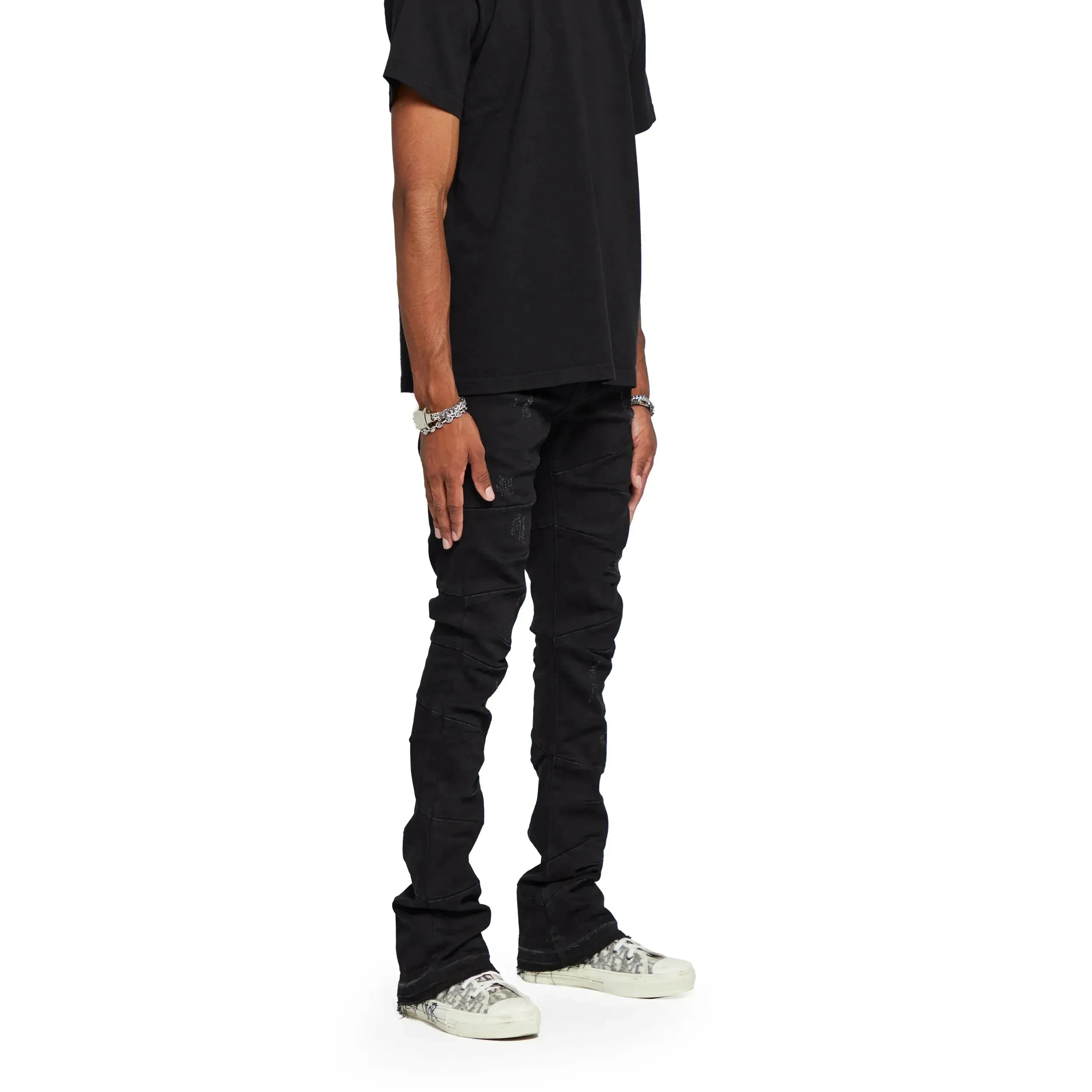 Valabasas "West" Stacked Flare Jean