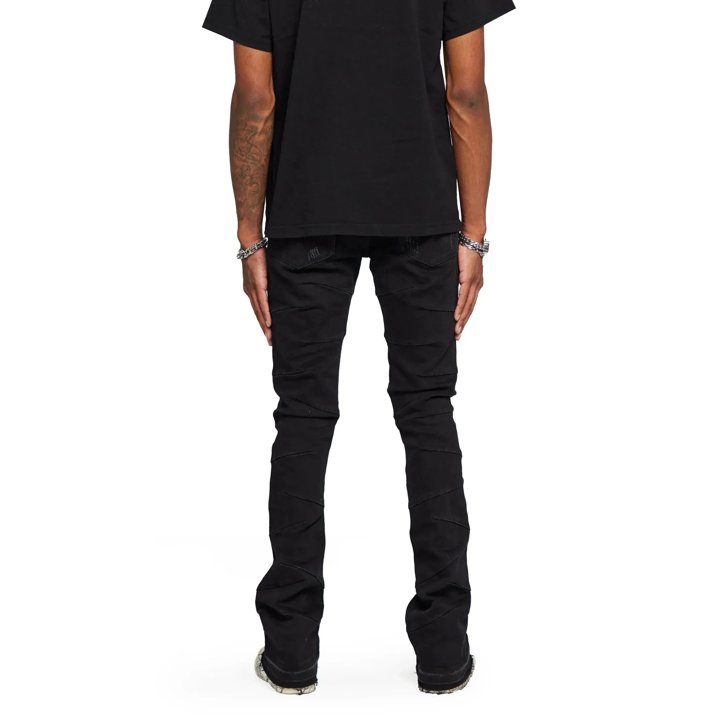 Valabasas "West" Stacked Flare Jean