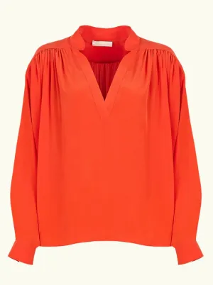VANESSA BRUNO - Calvin Blouse - Coquelicot