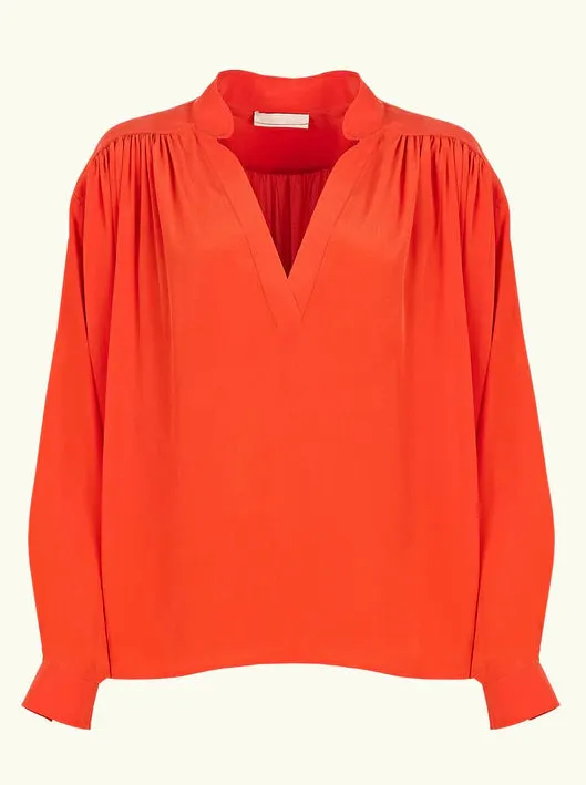 VANESSA BRUNO - Calvin Blouse - Coquelicot