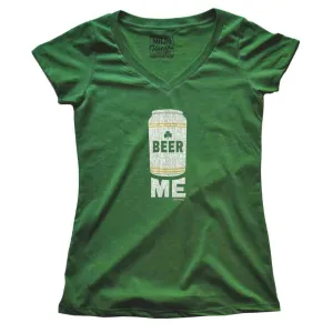 Women's Beer Me V-neck T-shirt
