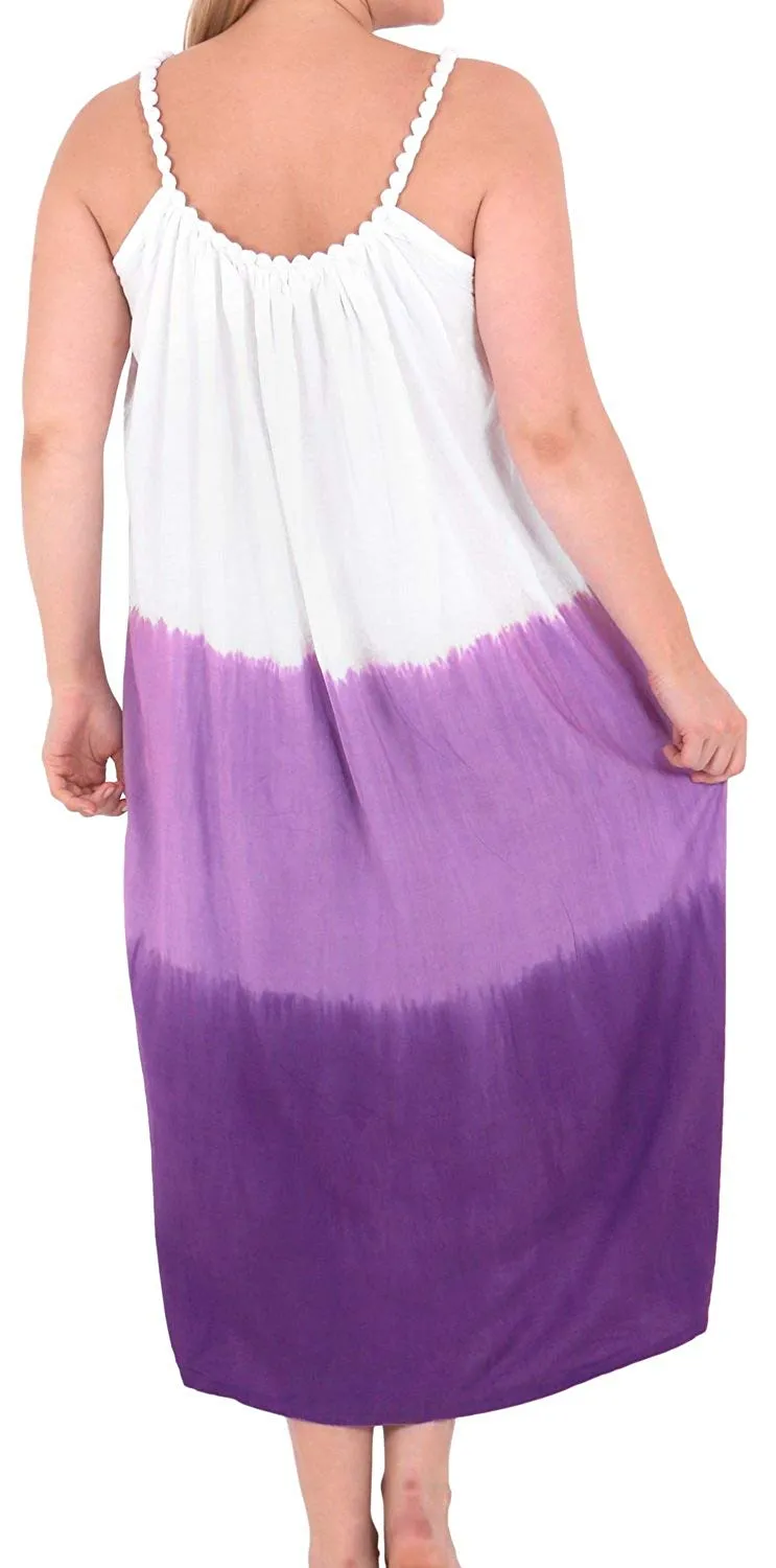 Women's Dress Designer Sundress Beachwear Plus Evening Casual Cover ups Purple